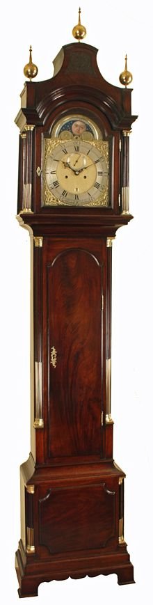 Moonphase London Longcase Clock by Aynsworth Thwaites