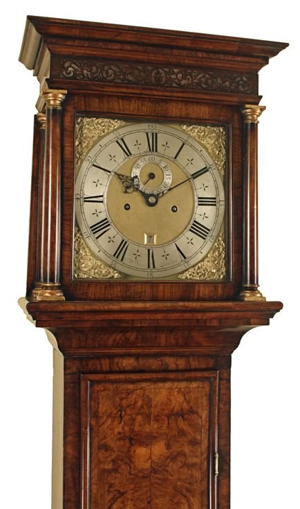 fig 1. Walnut Longcase Clock by Williamson of London