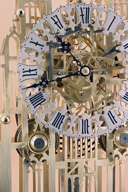 fig 1. Large High Quality Skeleton Clock
