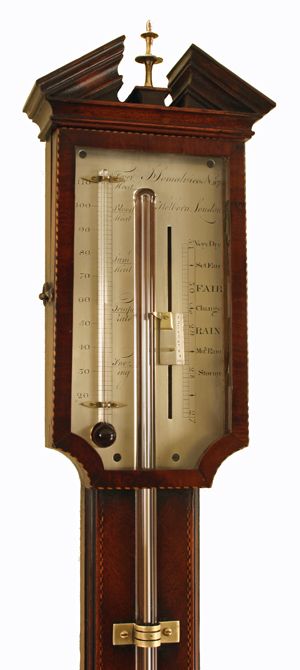 fig 1. Early 19th Century Stick Barometer by Somalvico of London