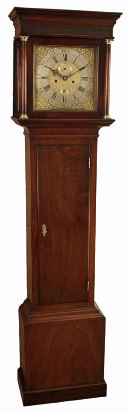 Wasbrough of Bristol Mahogany Longcase Clock