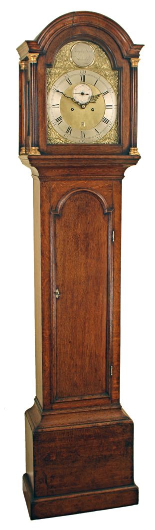 Oak Longcase Clock by Humphrey Birch of Hoddesdon
