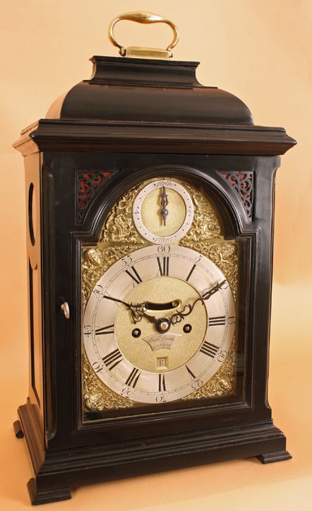 fig 1. Verge Bracket/Table Clock by John Dowson of London