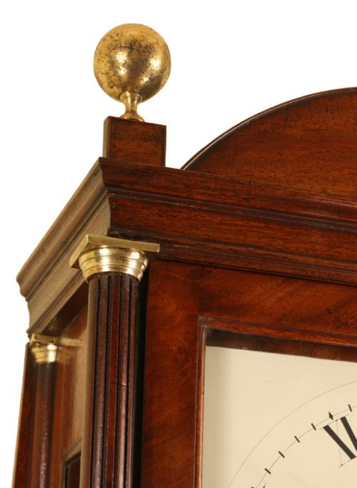 fig 1. Mahogany Longcase Clock by Strange of Kingston Upon Thames