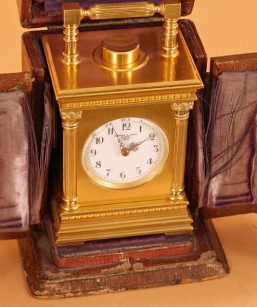fig 1. Rare miniature Carriage Clock