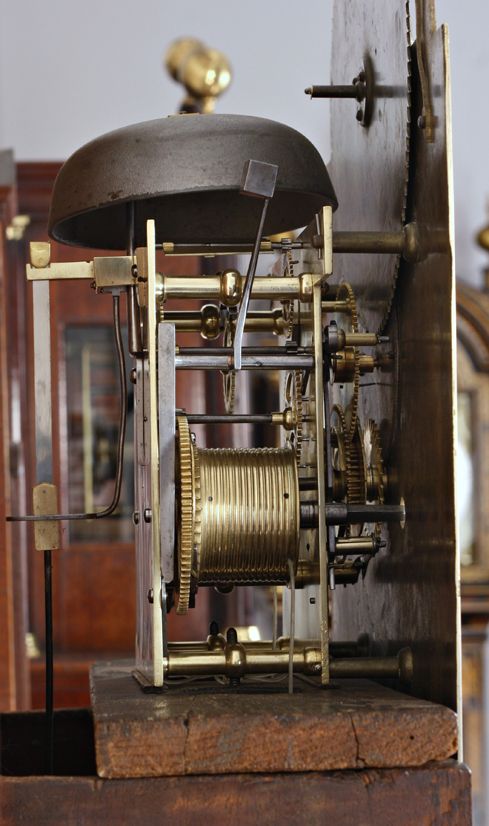 fig 2. Moonphase longcase clock by Hedge of Colchester