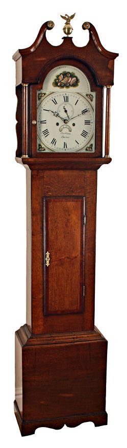 Oak Longcase Clock by Oram of Bruton