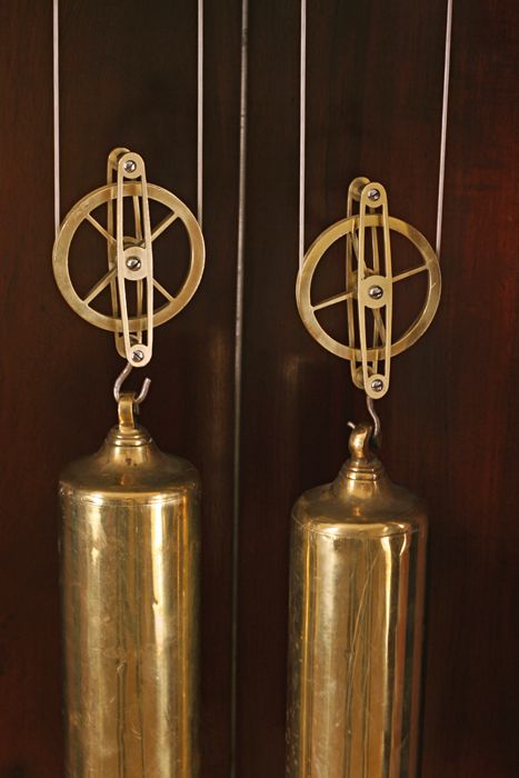 fig 1. Regulator style Grandfather clock by Mathieson of Leith