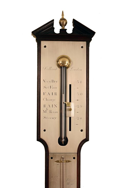 fig 1. Rare stick barometer by Dollond of London