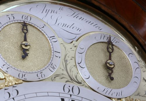 fig 2. Quarter Striking 18th Century Longcase clock by Thwaites of London