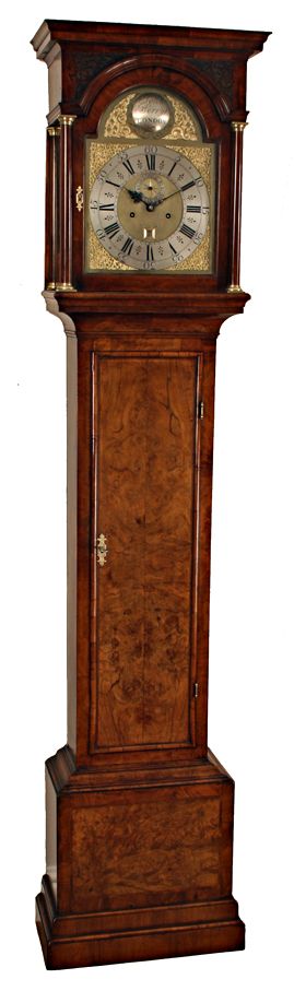 Walnut Longcase Clock by Berry of London