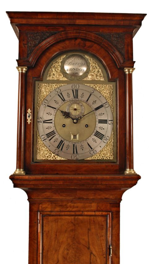 fig 1. Walnut Longcase Clock by Berry of London