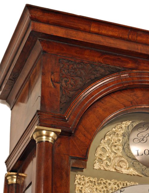 fig 2. Walnut Longcase Clock by Berry of London