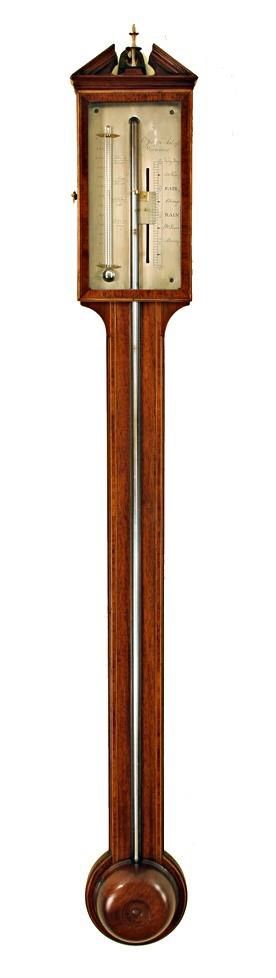 Mahogany Stick Barometer by Jacopi Salop