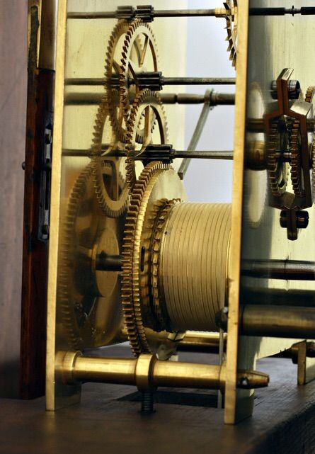 fig 1. Regulator Grandfather Clock by Tuck of Stoke Newington