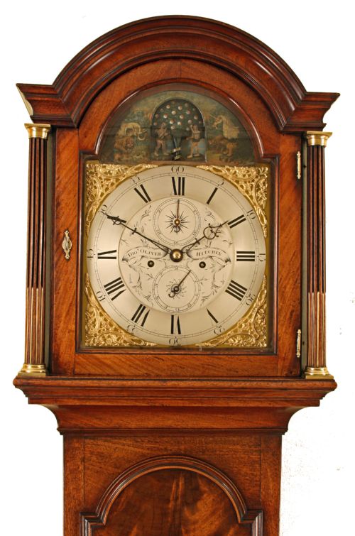 fig 1. Rare Automata Longcase Clock by Oliver of Hitchin