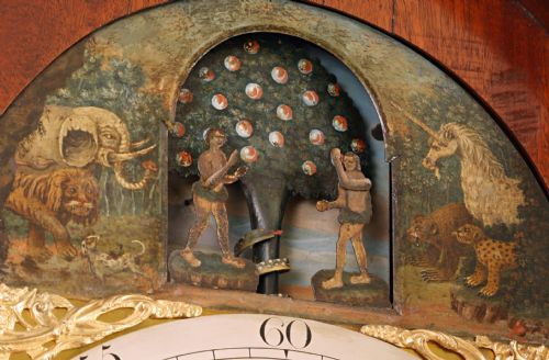fig 2. Rare Automata Longcase Clock by Oliver of Hitchin