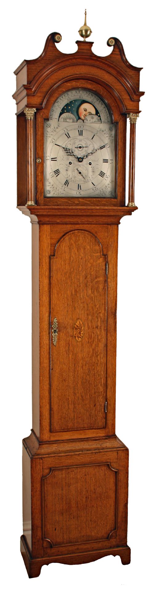 Moonphase Grandfather Clock by Wood of Stroud