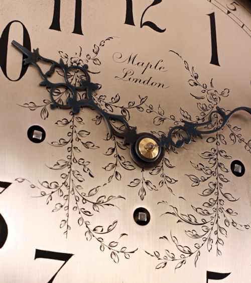 fig 2. Unusual Westminster Chime Grandfather Clock by Maple & Co, London