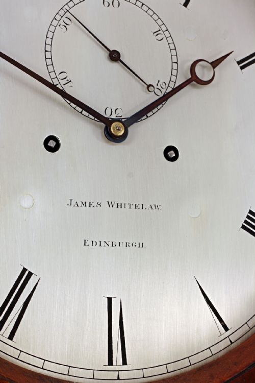 fig 2. Scottish longcase clock by Whitelaw of Edinburgh
