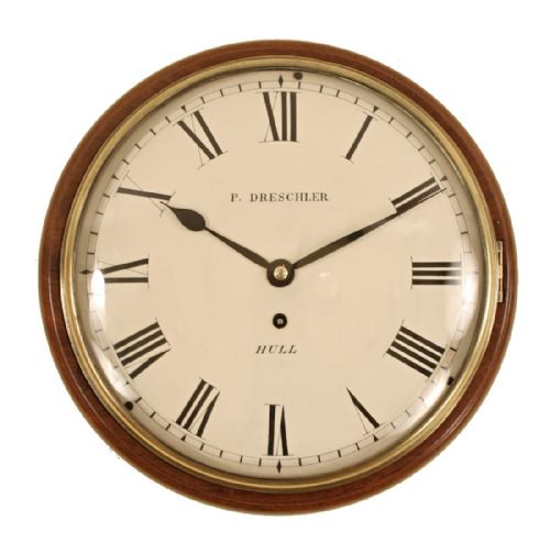 Rare 10" Wall Clock by Dreschler of Hull