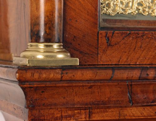 fig 1. Walnut longcase clock by Chater of London