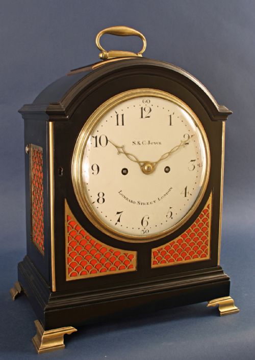 Ebonised Bracket Clock by Thwaites of London