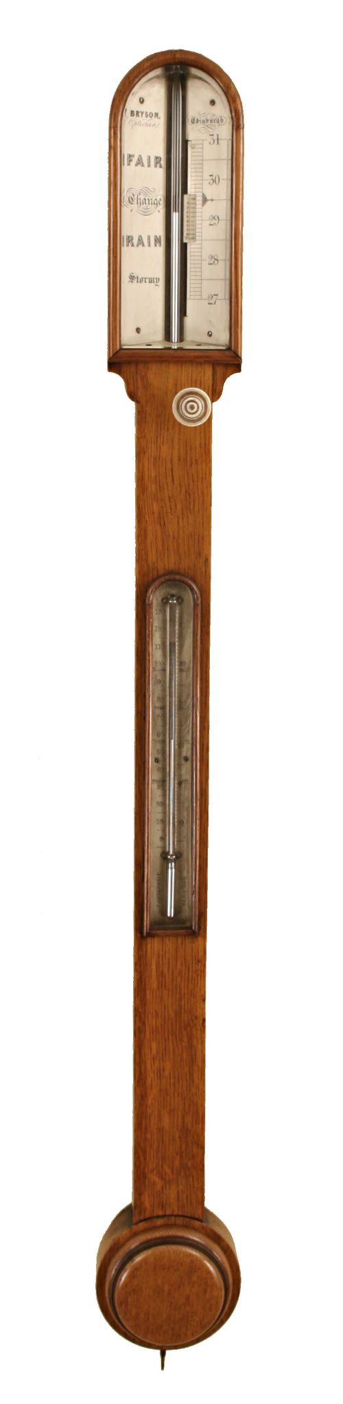 Scottish Stick Barometer by Bryson of Edinburgh