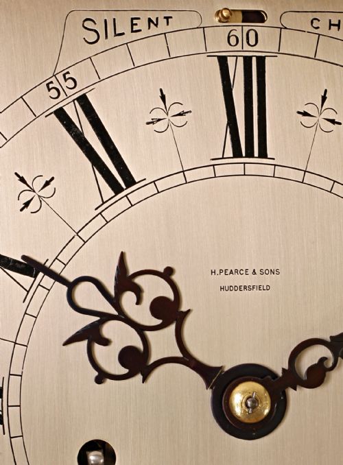 fig 1. Rare Grandmother Clock by Gillett & Johnston of Croydon