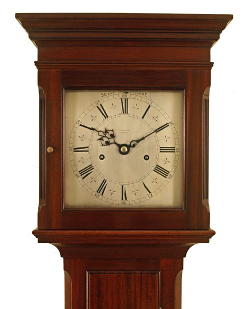 fig 2. Rare Grandmother Clock by Gillett & Johnston of Croydon