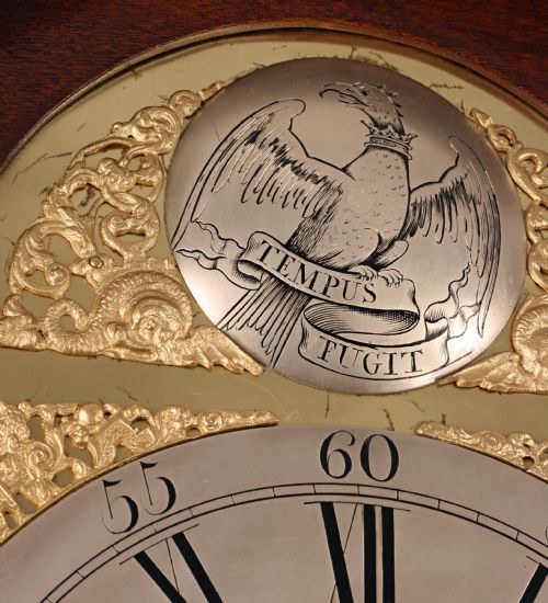 fig 1. An unusual Longcase Clock by Sanderson of Exeter