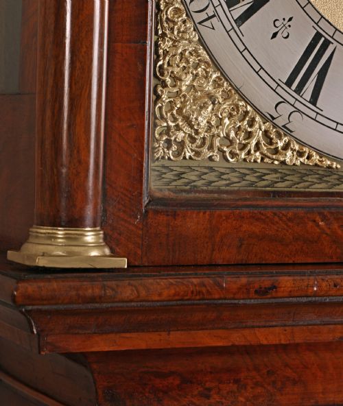 fig 1. Walnut Longcase Clock by Sellers of Long Acre, London