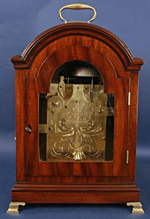 fig 1. Verge bracket clock by Smith of London