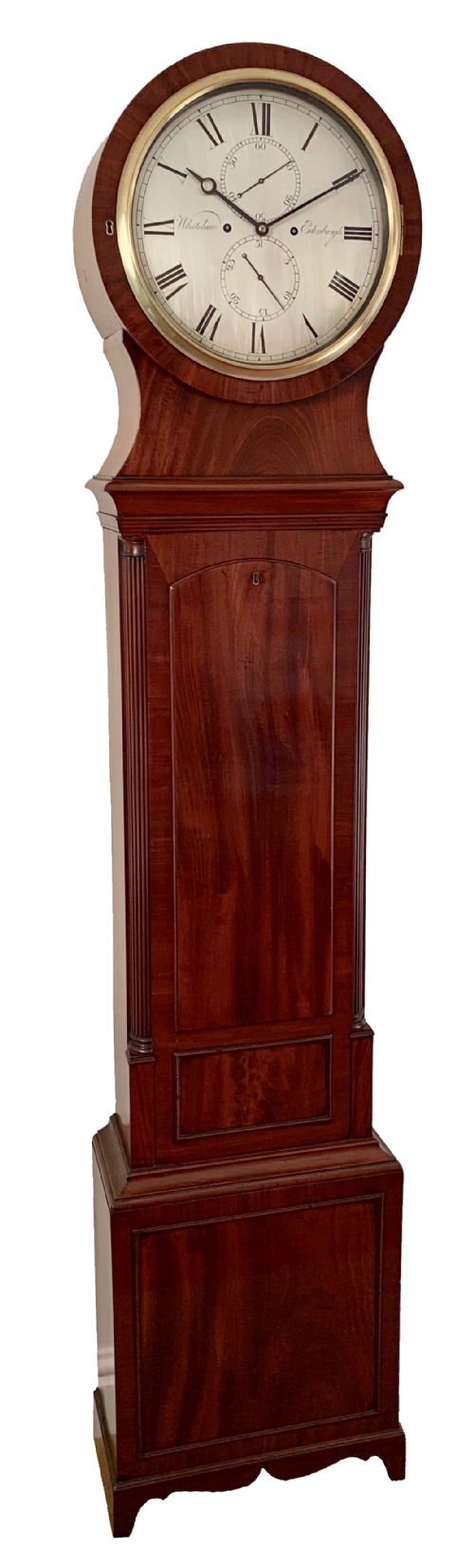 fig 1. A fine Scottish Longcase Clock by Whitelaw of Edinburgh