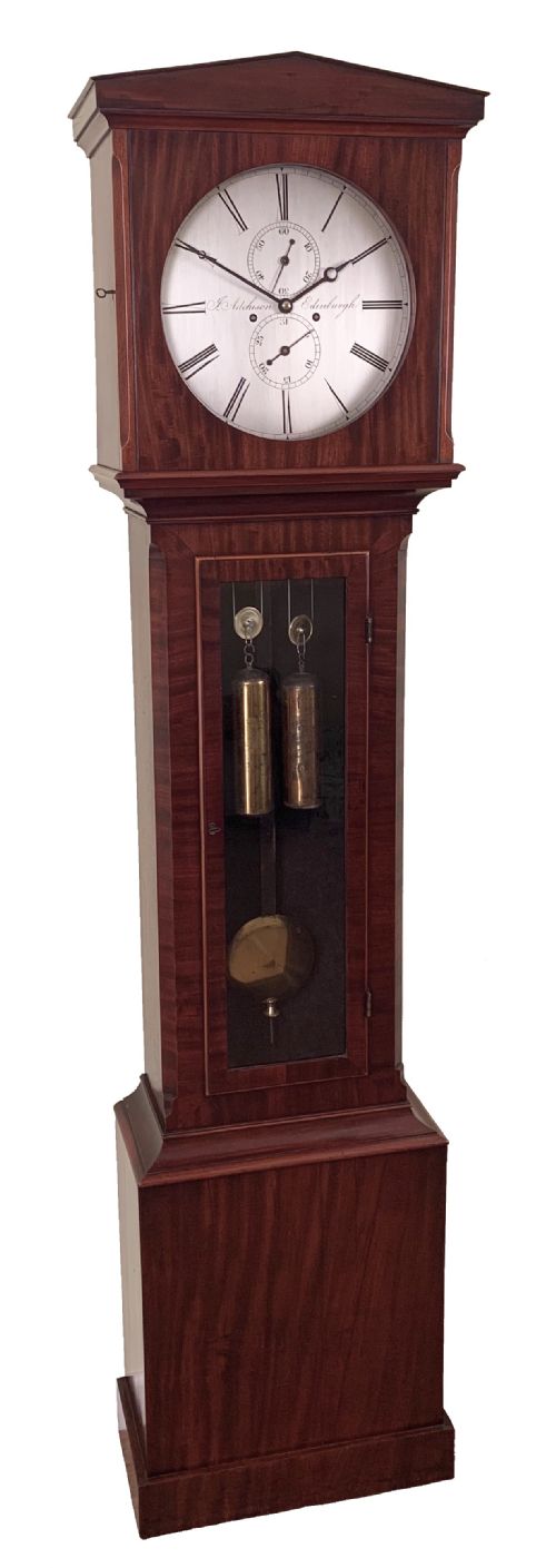 Small Scottish Longcase Clock by Aitchison of Edinburgh