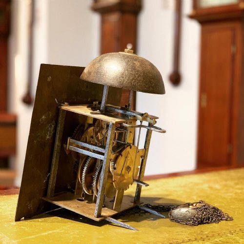 fig 2. Rare Hook & Spike wall clock by Simcock of Daintree