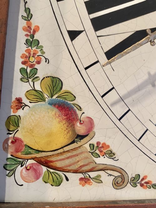 fig 1. Moonphase longcase clock by Bullock of Bradford on Avon