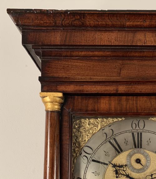 fig 2. Rare provincial longcase clock by Lewis of Wincanton
