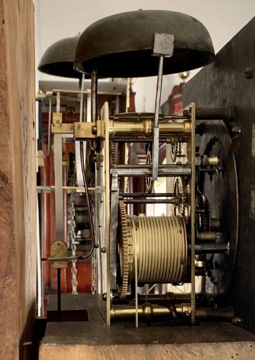 fig 3. Rare provincial longcase clock by Lewis of Wincanton