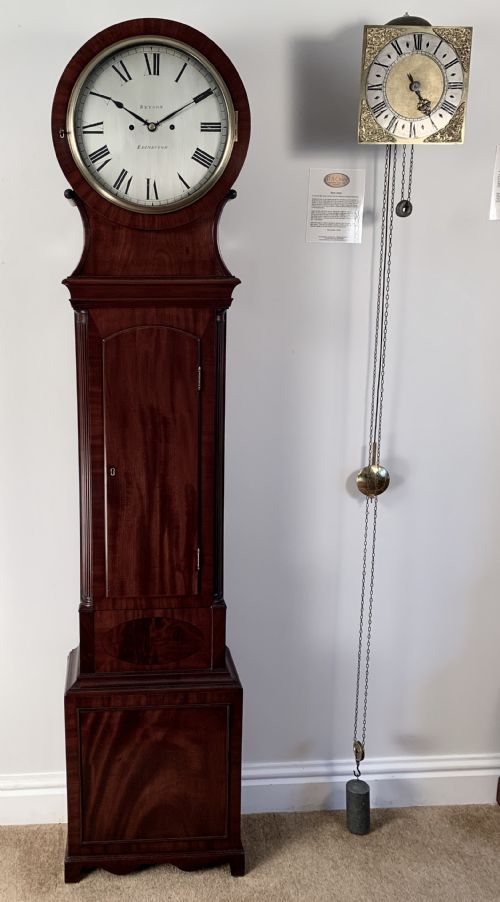 fig 3. Scottish longcase clock by Bryson of Edinburgh