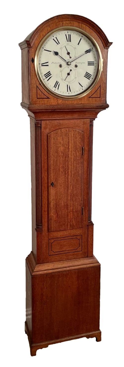 Oak Longcase Clock by Pinkerton of Haddington