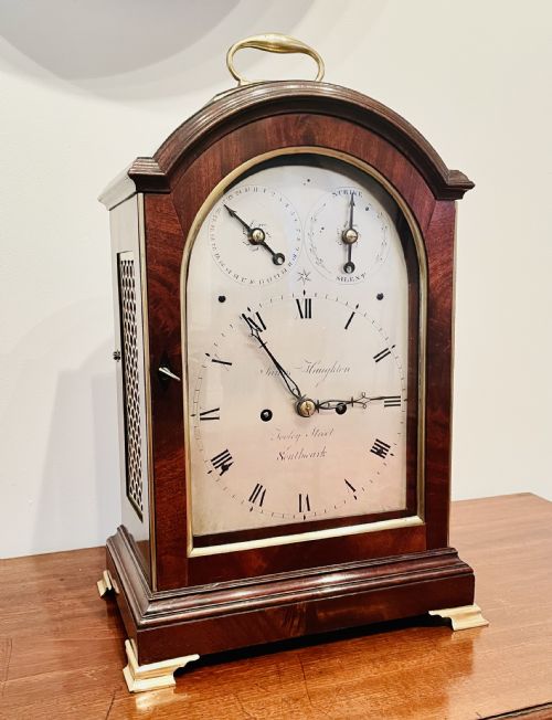 Verge Bracket Clock by Haughton of Southwark