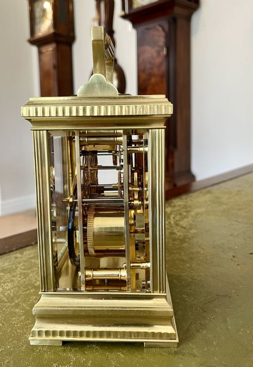 fig 1. High quality French carriage clock