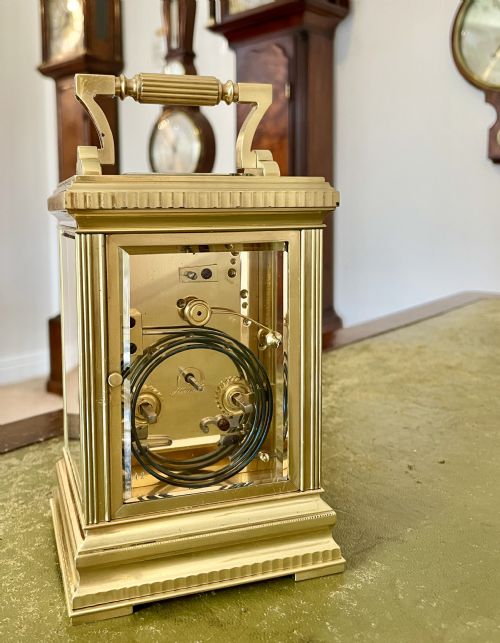 fig 2. High quality French carriage clock