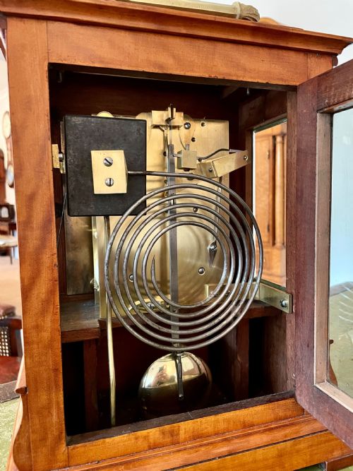 fig 1. Large Satinwood bracket clock by Payne of London