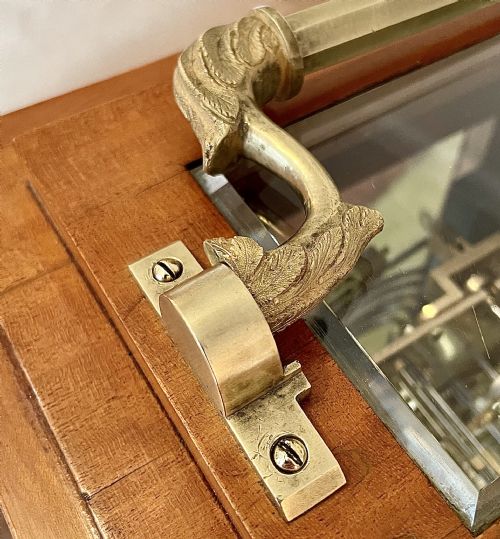 fig 2. Large Satinwood bracket clock by Payne of London
