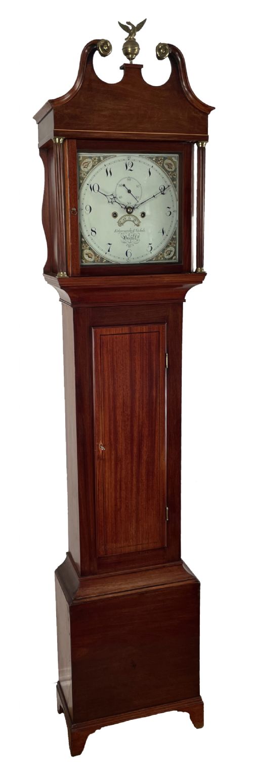 Mahogany Longcase Clock by Edgecumbe & Nichols of Bristol