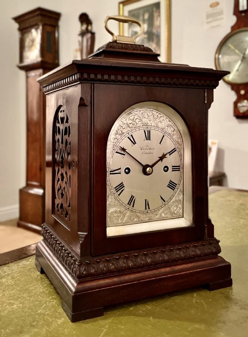 Victorian Bracket Clock by Webster of London