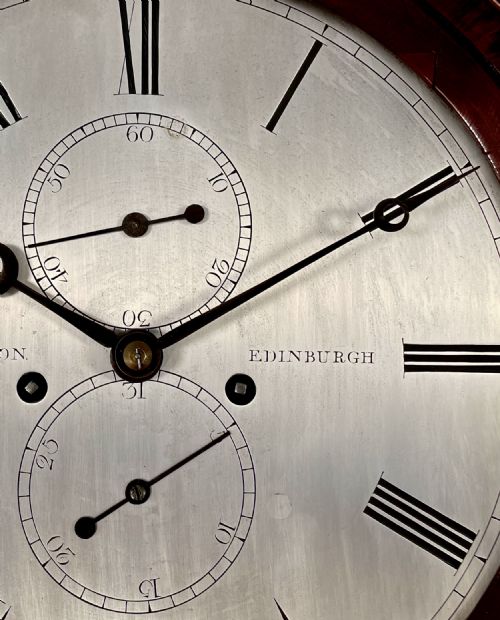 EDINBURGH LONGCASE CLOCK BY JOHN PATERSON - ADDITIONAL PHOTO 2