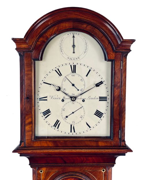 fig 2. Grandfather clock by Viner of Royal Exchange, London